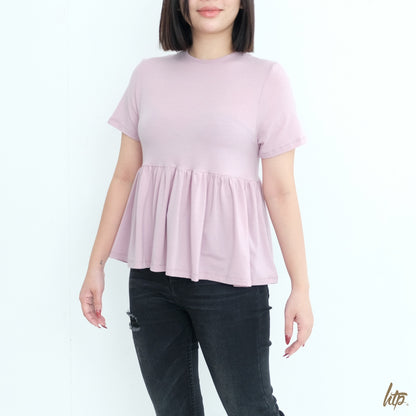 HTP Korean Peplum Cotton Top For Women