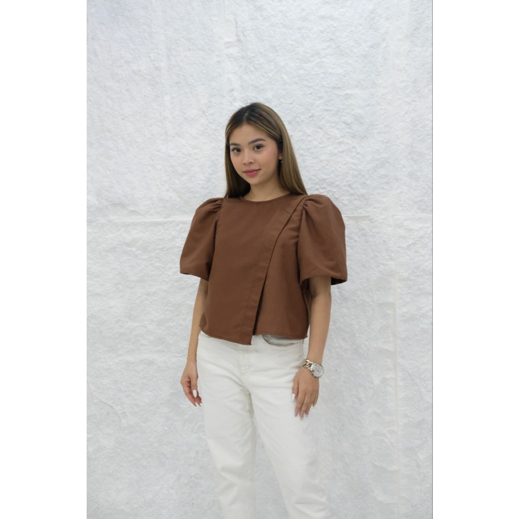 HTP Overlap Modern Filipiniana Top For Women