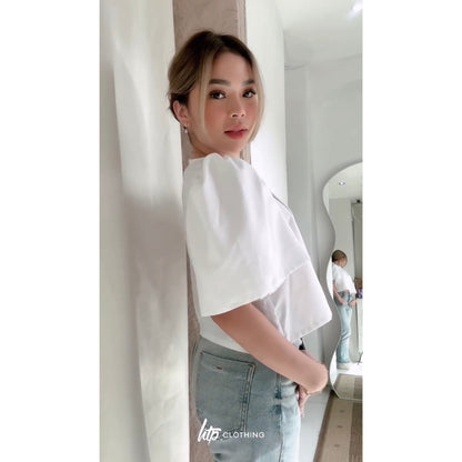 HTP Overlap Modern Filipiniana Top For Women