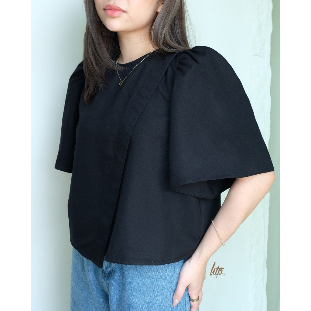 HTP Overlap Modern Filipiniana Top For Women