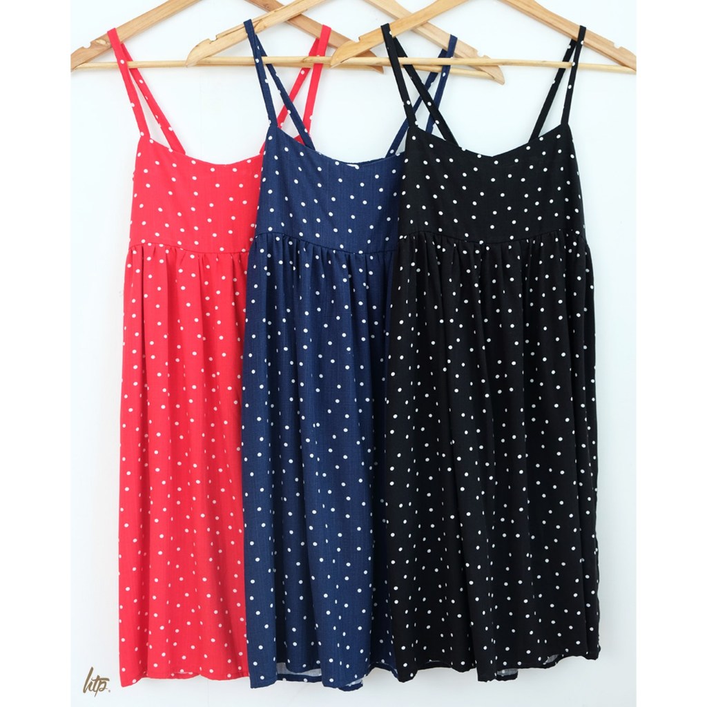 HTP Strappy Dress with Panels