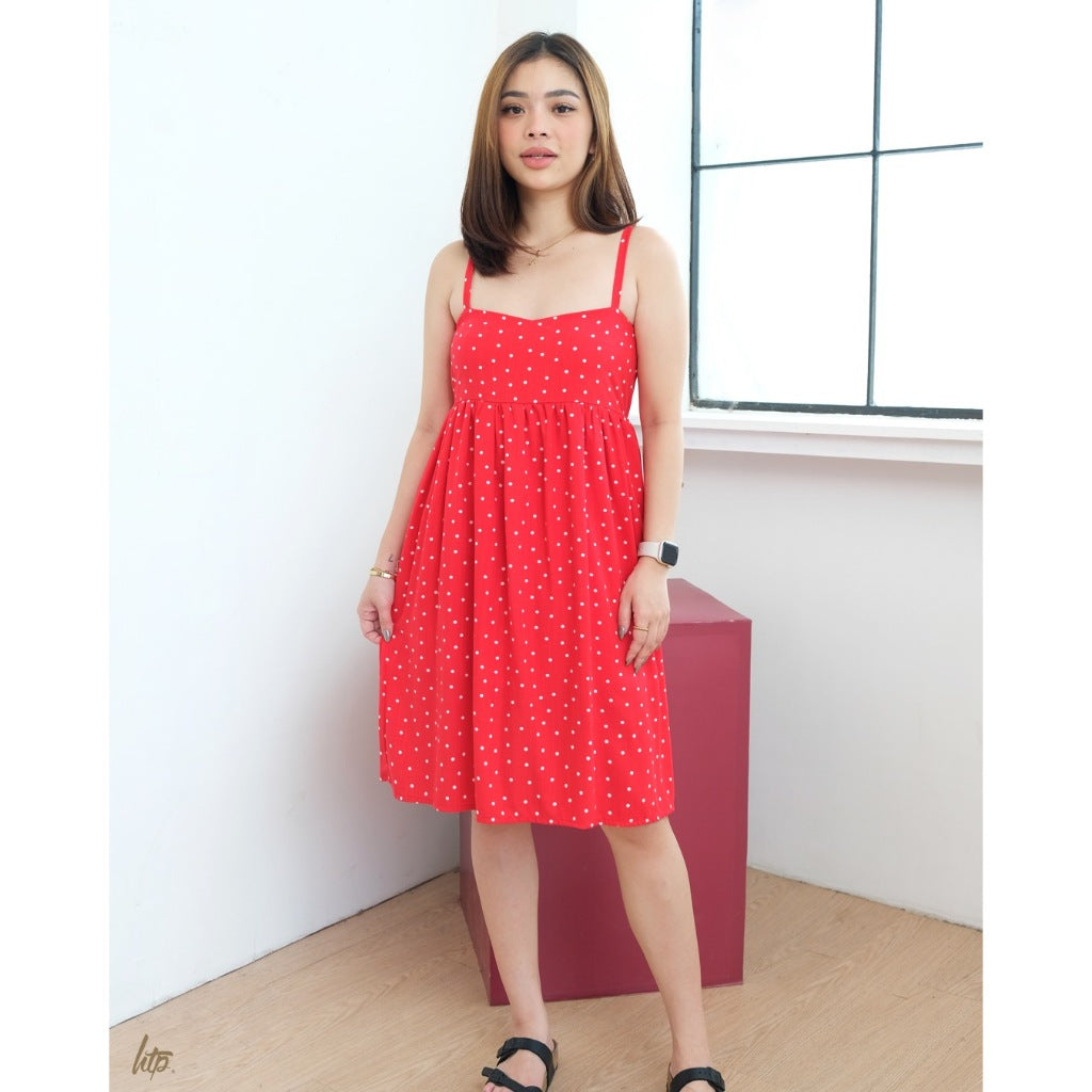 HTP Strappy Dress with Panels