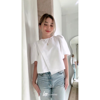 HTP Overlap Modern Filipiniana Top For Women