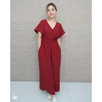 HTP Overlap Wide Jumpsuit
