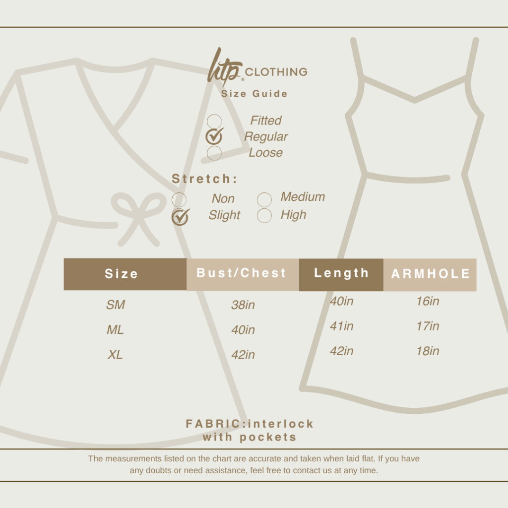 HTP Oversized Pocket Slit Dress