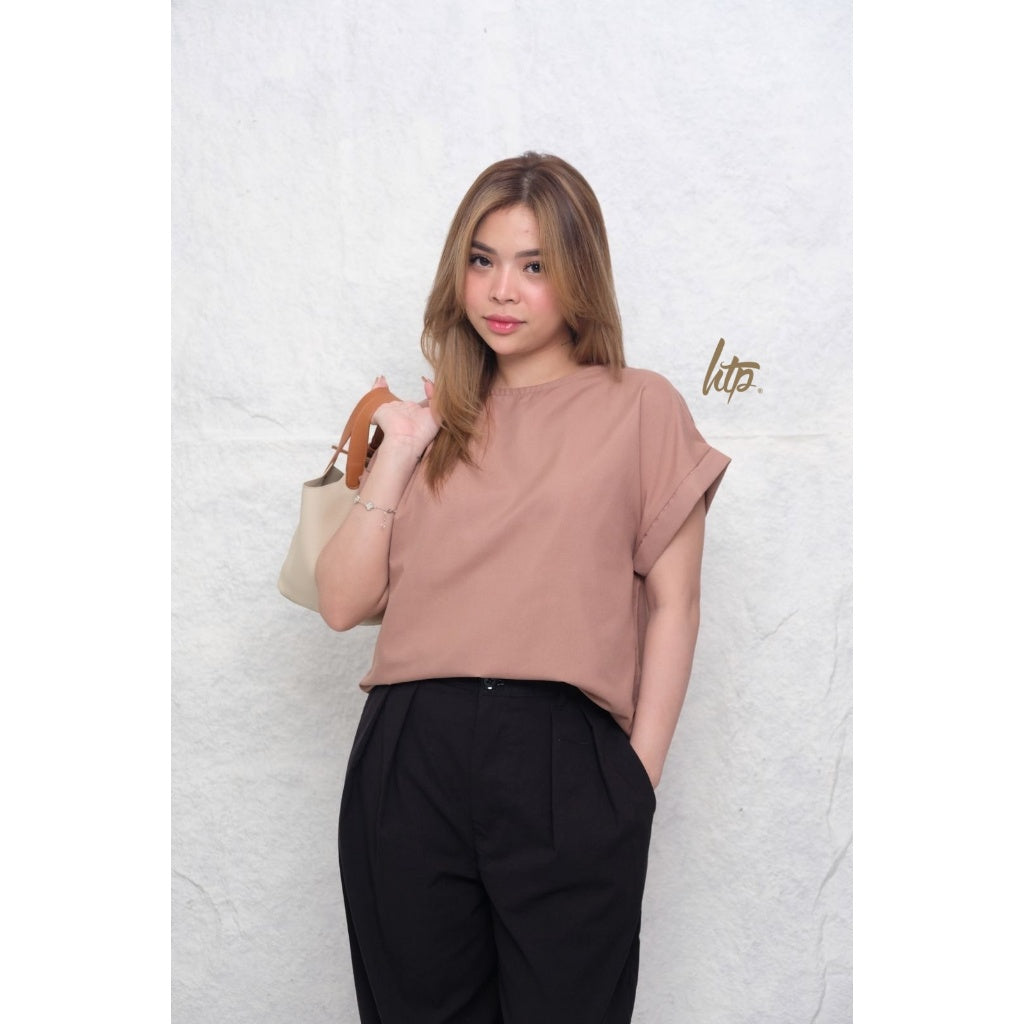 HTP Folded Sleeve Top