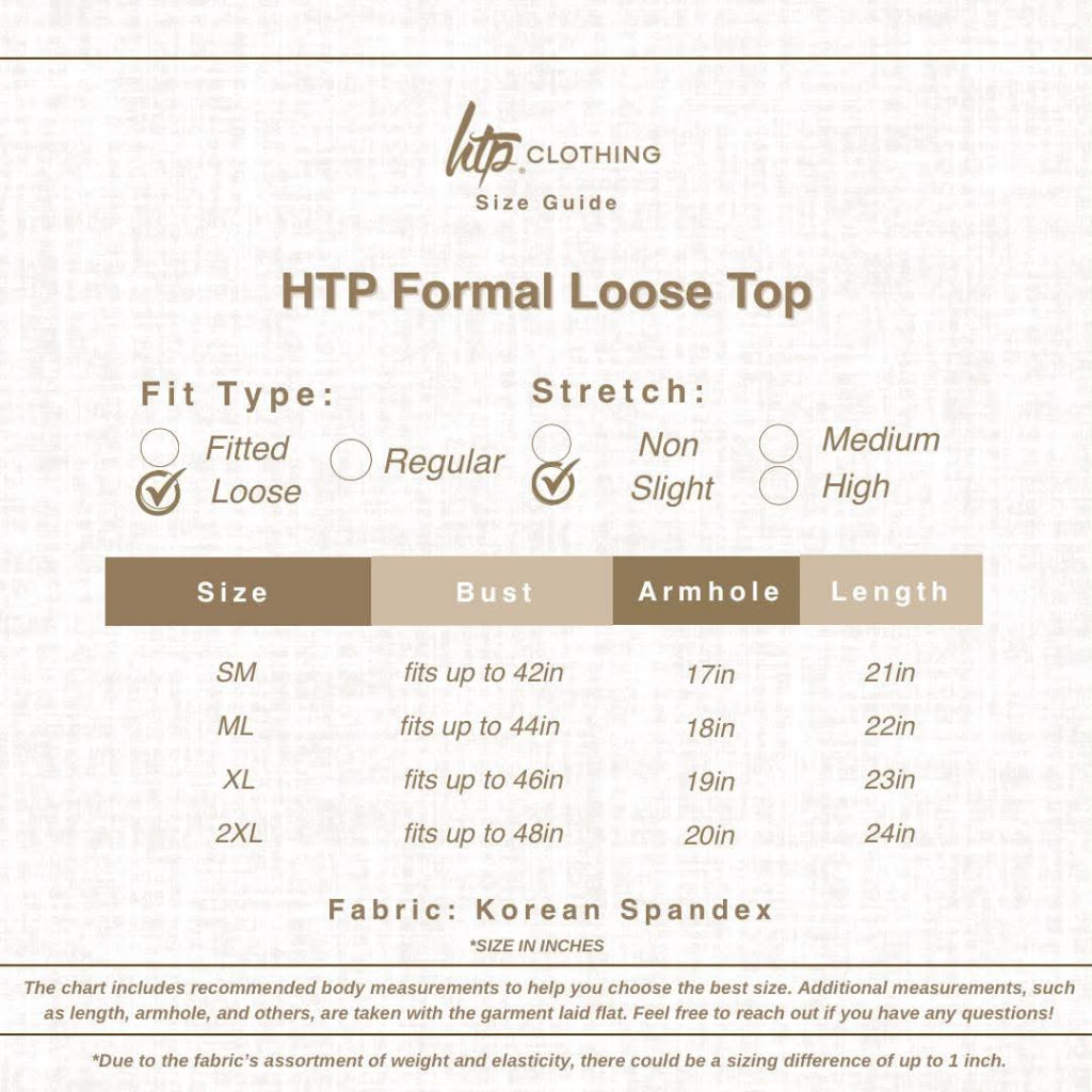 HTP Formal Loose T-shirt for Women
