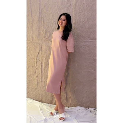 HTP Oversized Pocket Slit Dress