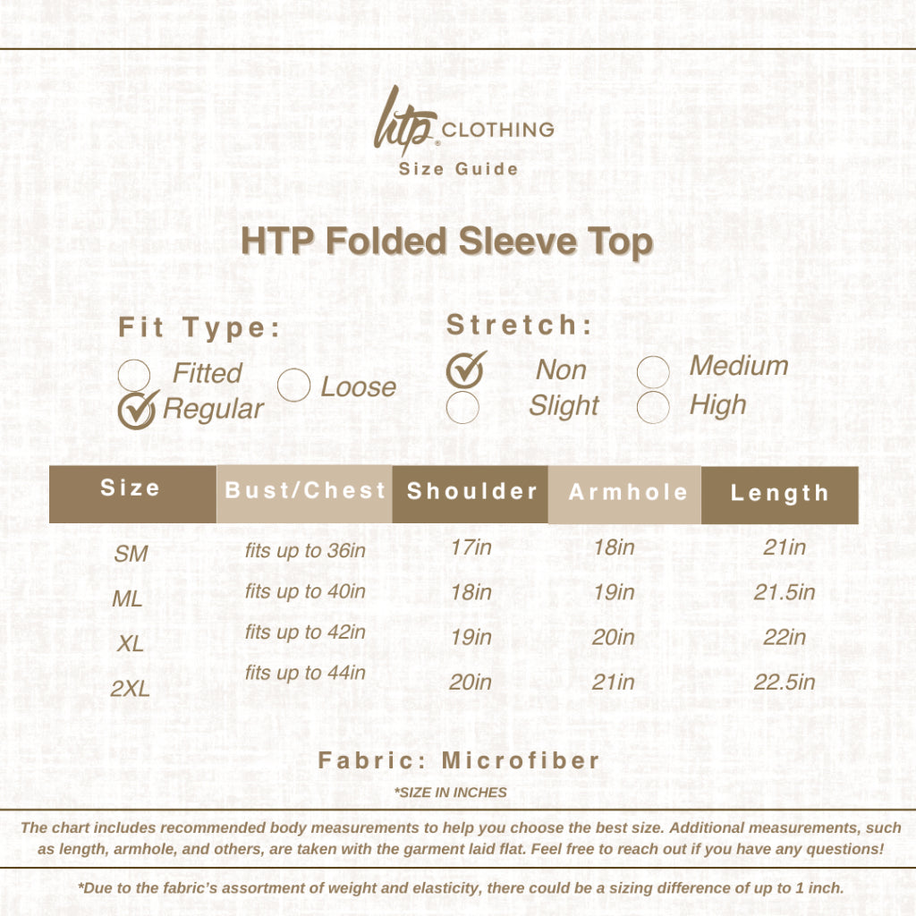 HTP Folded Sleeve Top