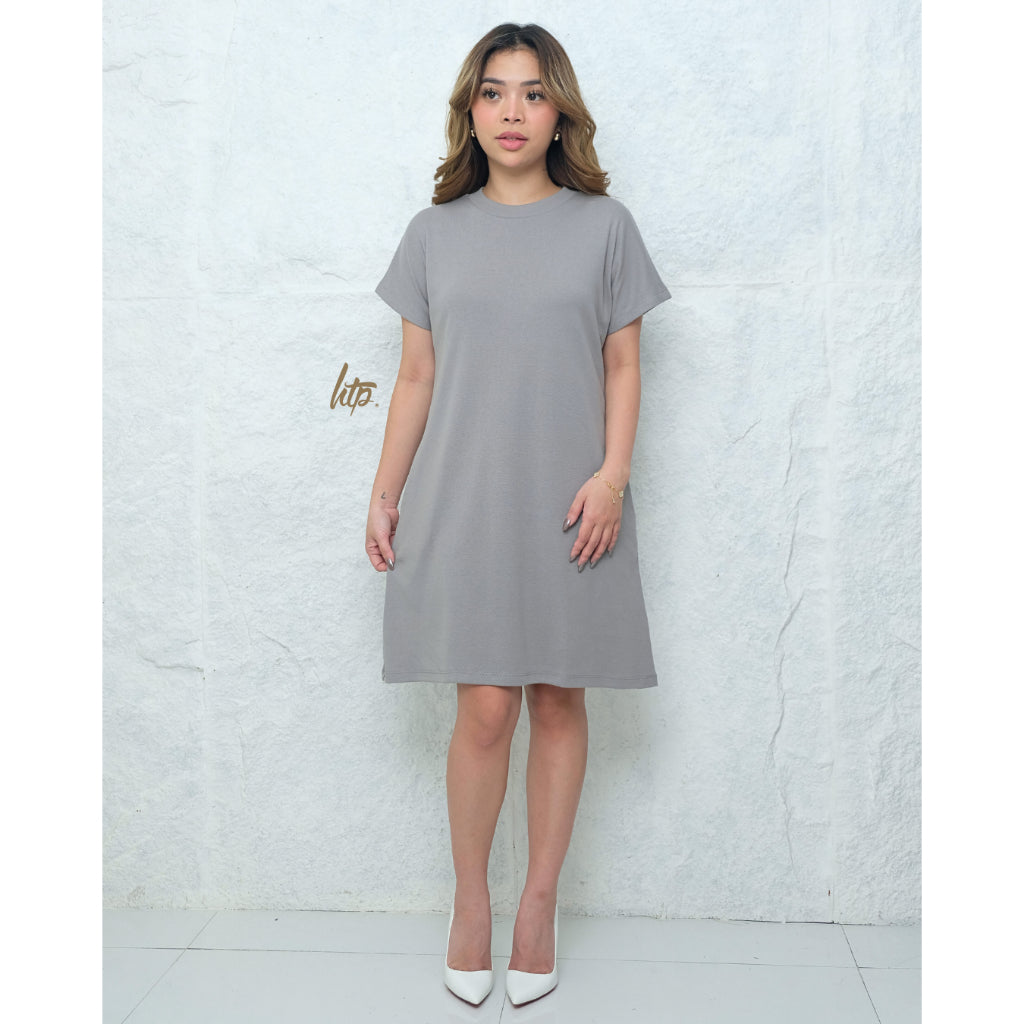 HTP Exclusive Pocket Continuous Sleeves Dress