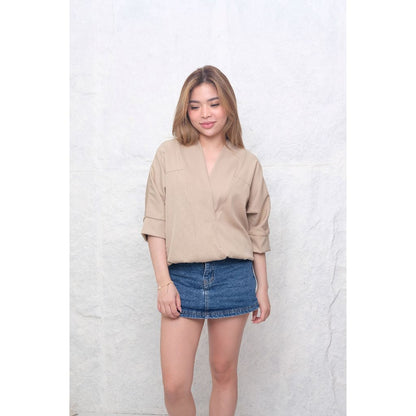 HTP Kimono Overlap Top for Women