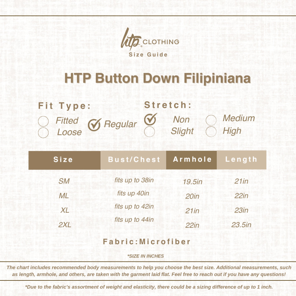 HTP Button Down Filipiniana