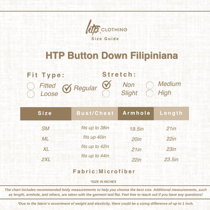 HTP Button Down Filipiniana