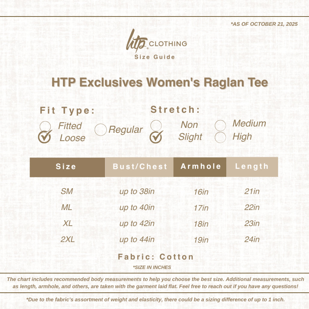 HTP Exclusive Raglan Tee for Women