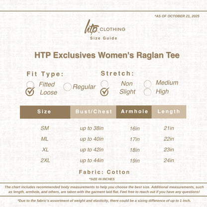 HTP Exclusive Raglan Tee for Women