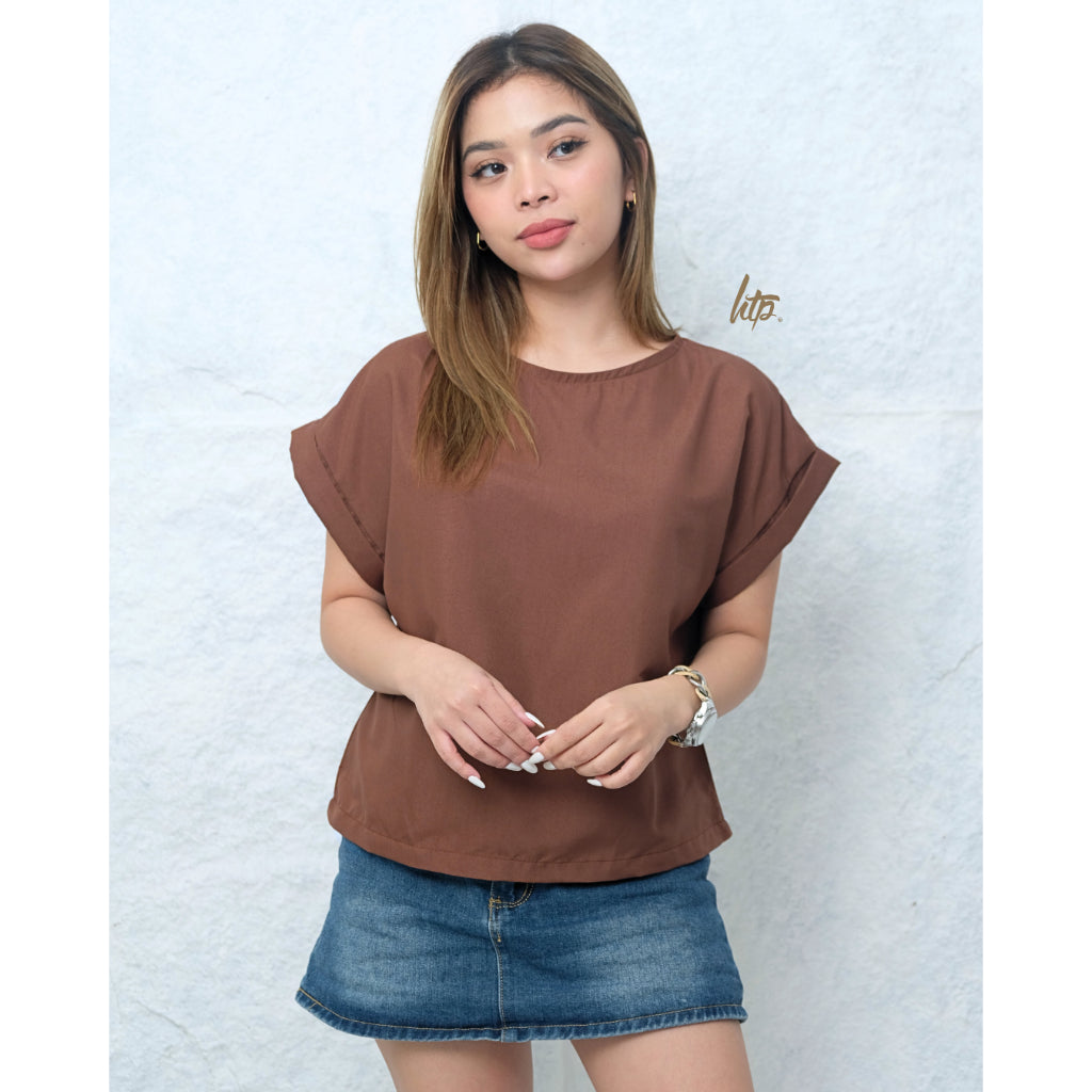 HTP Folded Sleeve Top