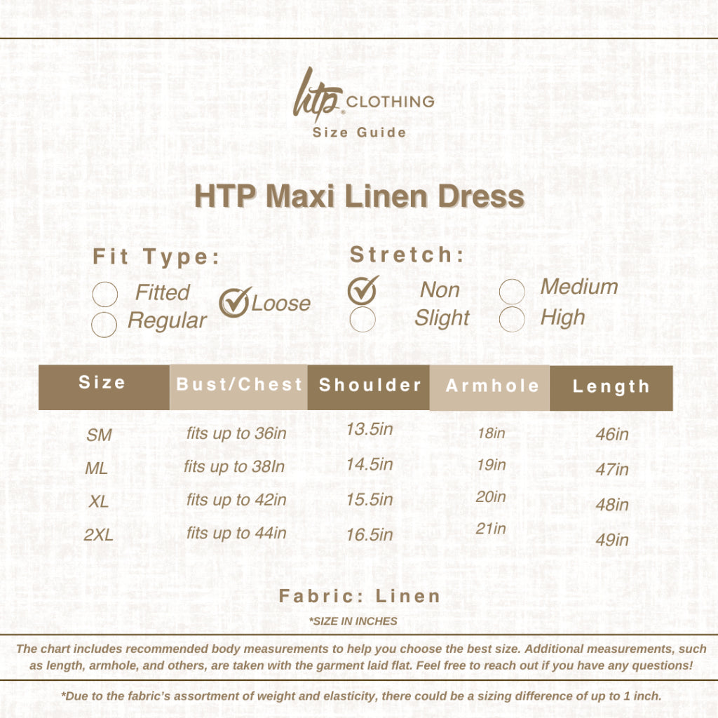HTP Maxi Linen Dress