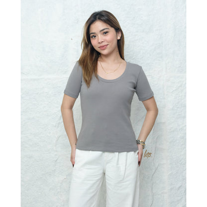 HTP Scoop Neck Top for Women