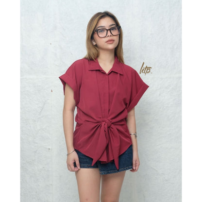 HTP Self Tie Polo Top