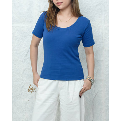 HTP Scoop Neck Top for Women