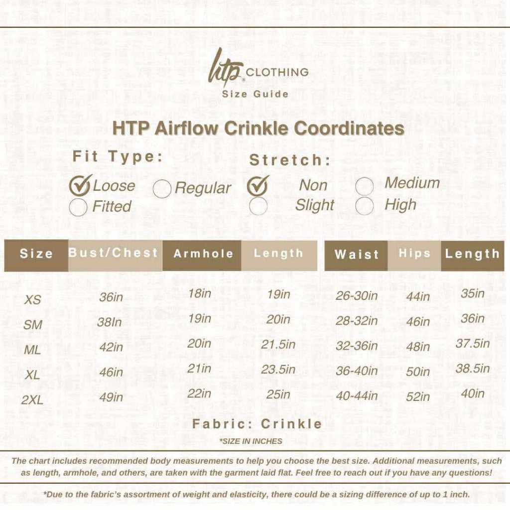 HTP Airflow Crinkle Coordinates
