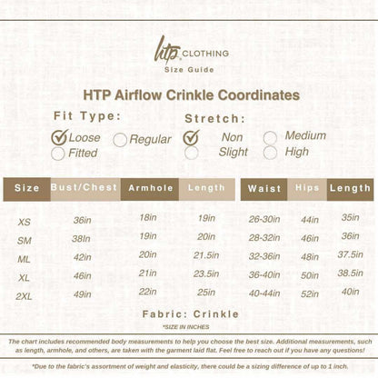 HTP Airflow Crinkle Coordinates