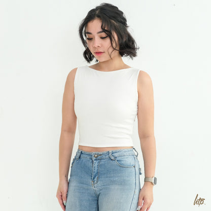 HTP Boatneck Croptop (Double Lined)