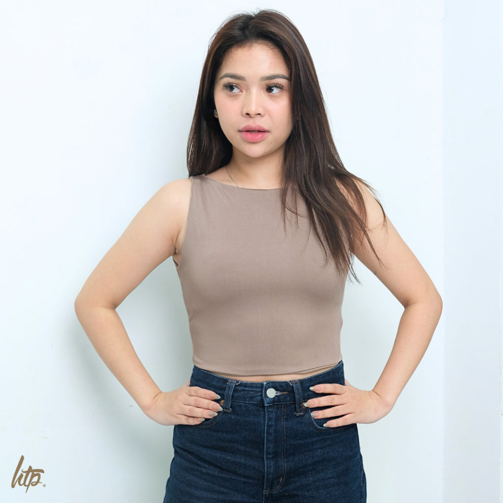HTP Boatneck Croptop (Double Lined)