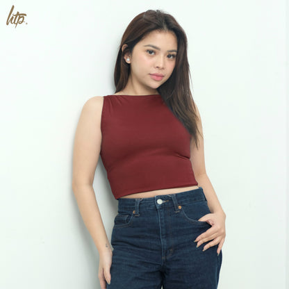HTP Boatneck Croptop (Double Lined)