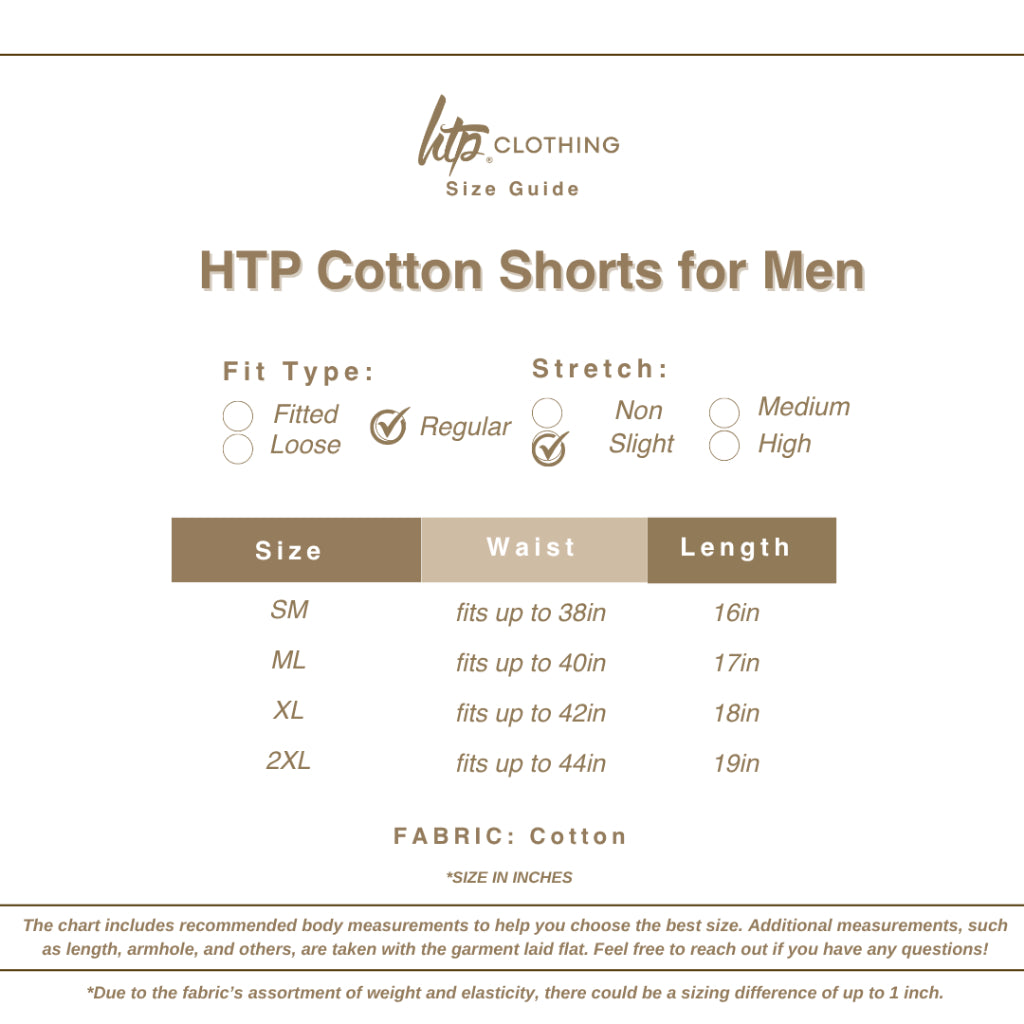 HTP Cotton Shorts for Men