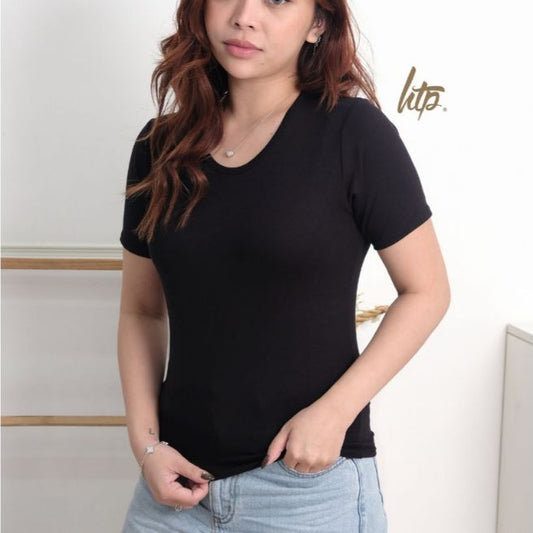 HTP U-Neck Fitted Tee for Women