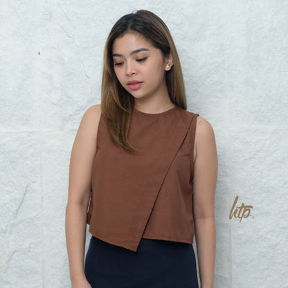 HTP Overlap Sleeveless Top for Women