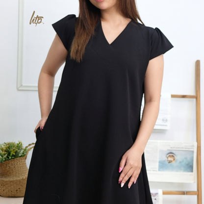 HTP Neocrepe V-neck Dress for Women