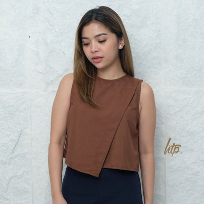HTP Overlap Sleeveless Top for Women