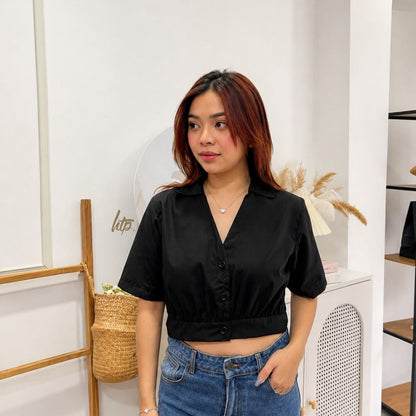 HTP Camp Collar Croptop for Women