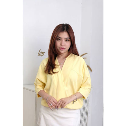 HTP Kimono Overlap Top for Women