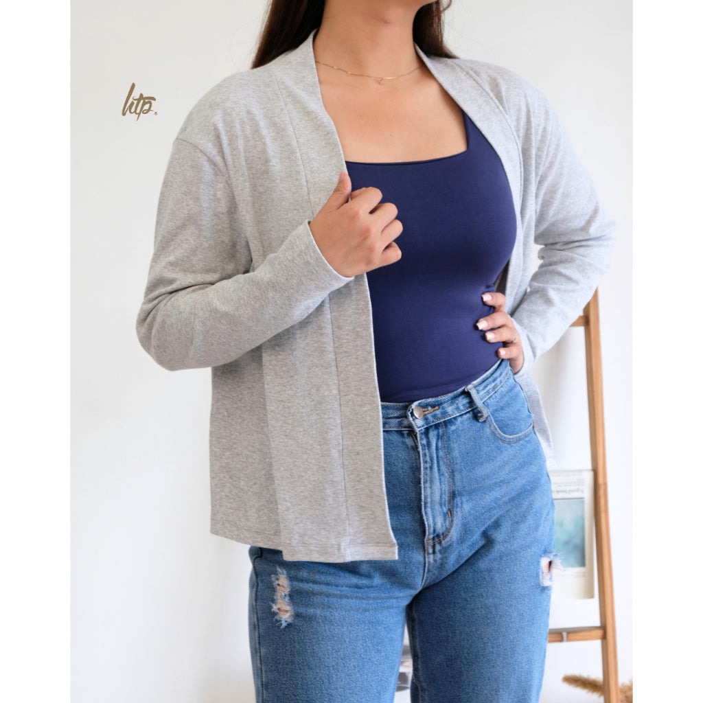 HTP Ribbed Cardigan for Women