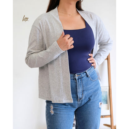 HTP Ribbed Cardigan for Women