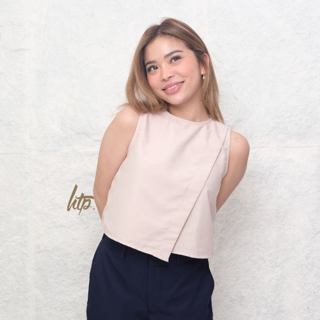 HTP Overlap Sleeveless Top for Women