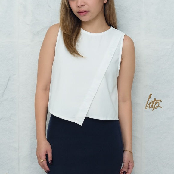 HTP Overlap Sleeveless Top for Women