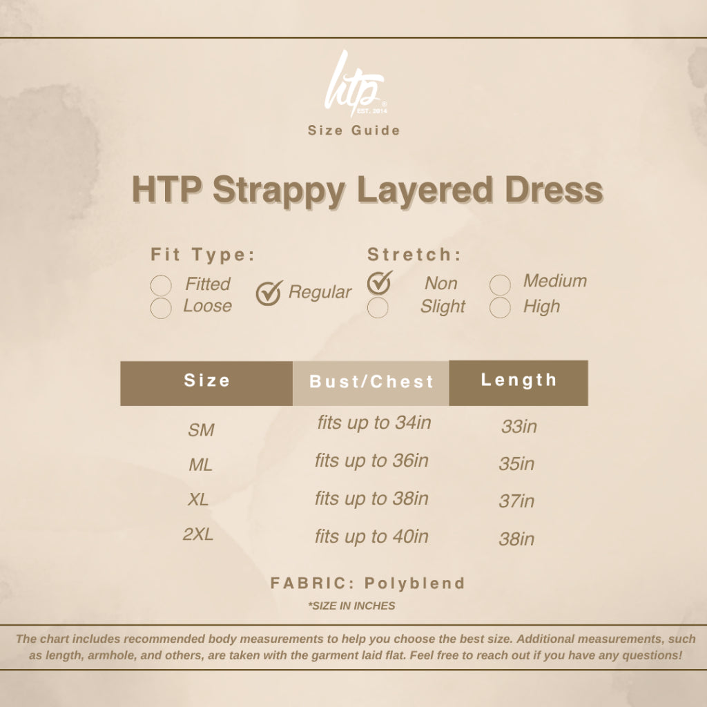 HTP Strappy Layered Dress