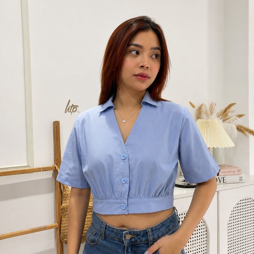 HTP Camp Collar Croptop for Women