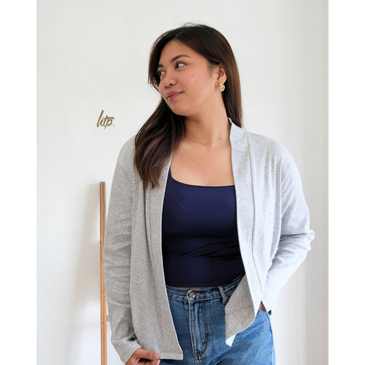 HTP Ribbed Cardigan for Women