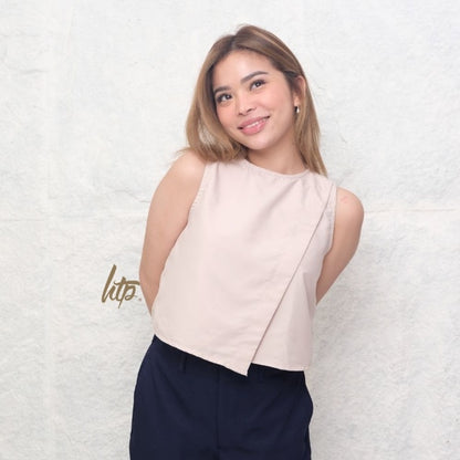 HTP Overlap Sleeveless Top for Women