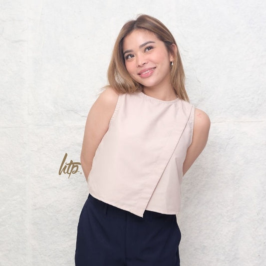 HTP Overlap Sleeveless Top for Women