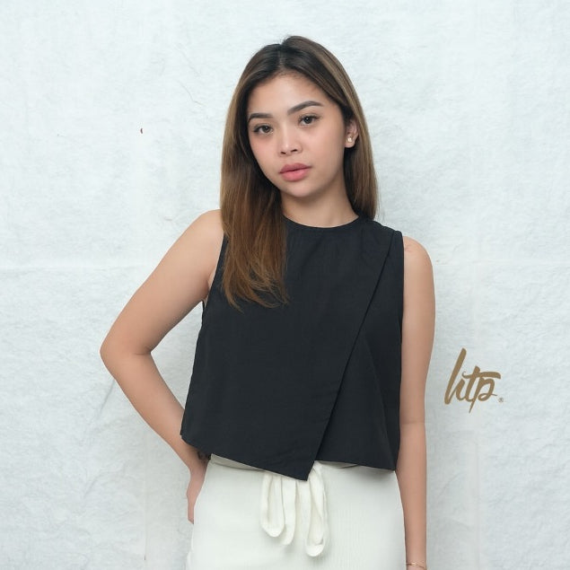 HTP Overlap Sleeveless Top for Women