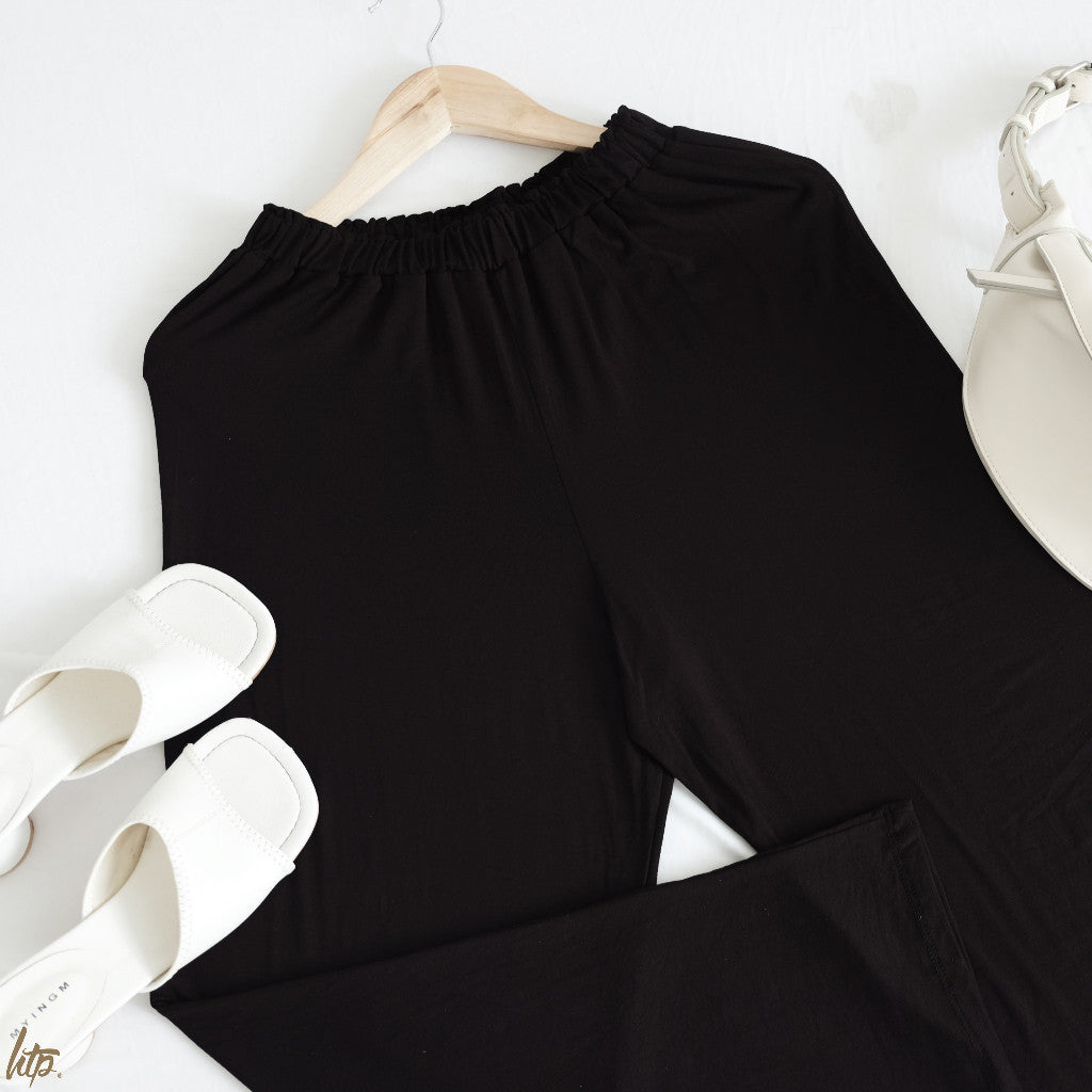 HTP High-Waist Straight Cotton Pants For Women