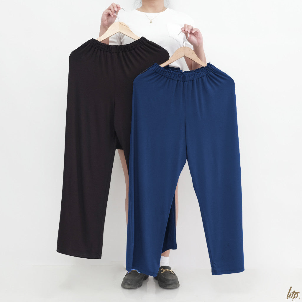 HTP High-Waist Straight Cotton Pants For Women