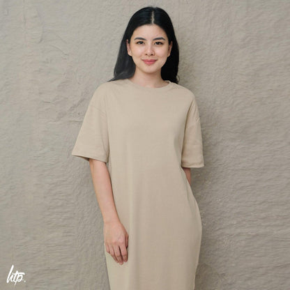 HTP Oversized Pocket Slit Dress