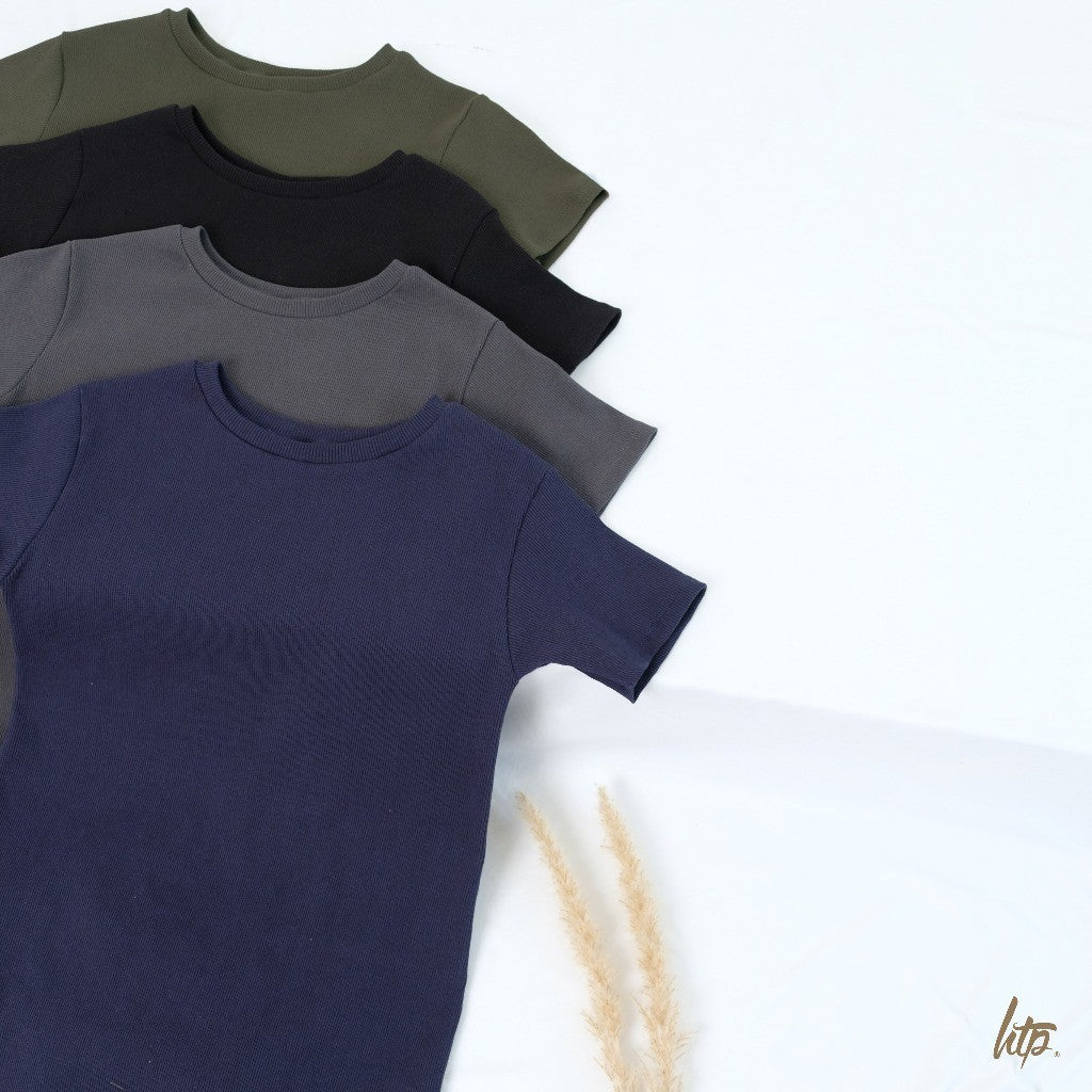 HTP Ribbed Shirt Dress